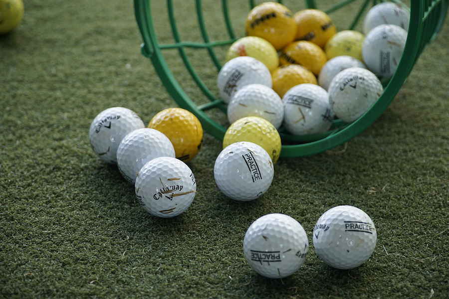 Golfbälle können lange unter optimalen Bedingungen gelagert werden