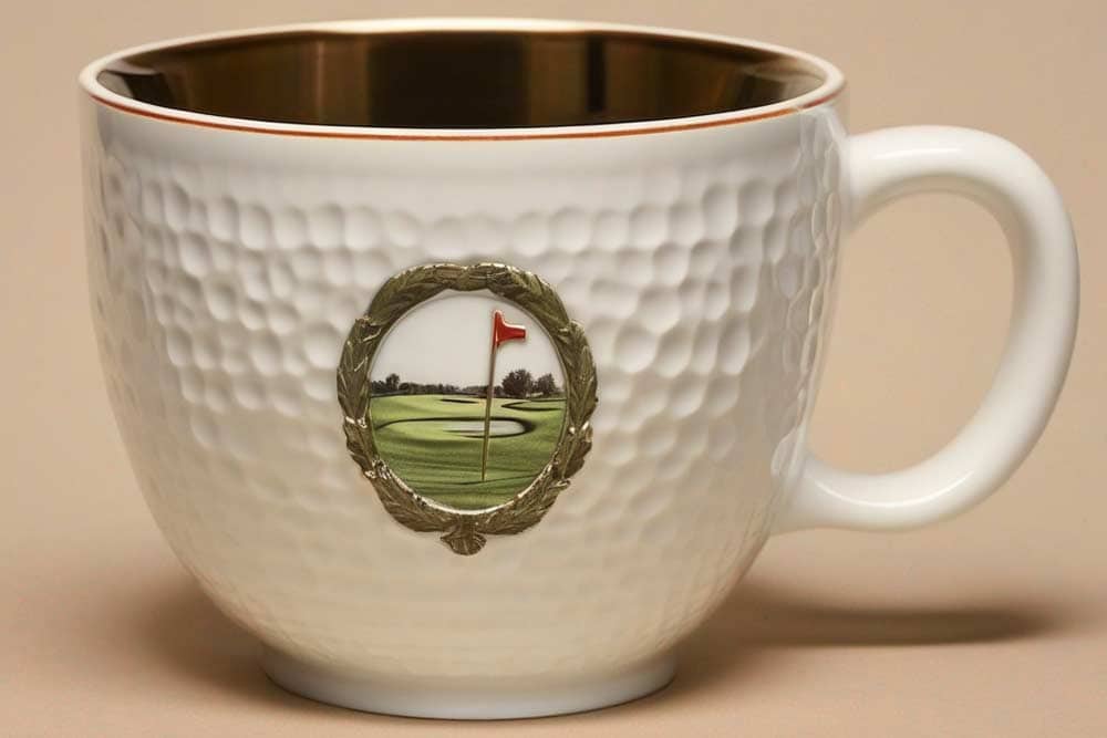 Tasse mit Golfmotiv (NF)