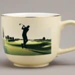 Tasse mit Golfmotiv (NF)
