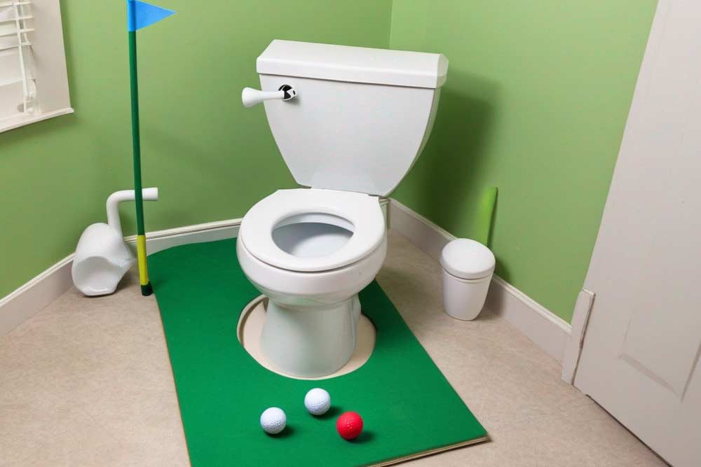 Toiletten-Golfspiel (NF)